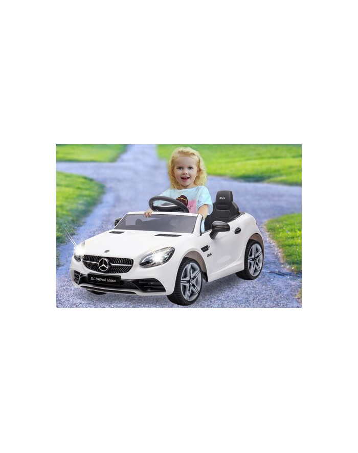 Jamara Ride-on Mercedes-Benz SLC, childrens vehicle (Kolor: BIAŁY, 12V) główny