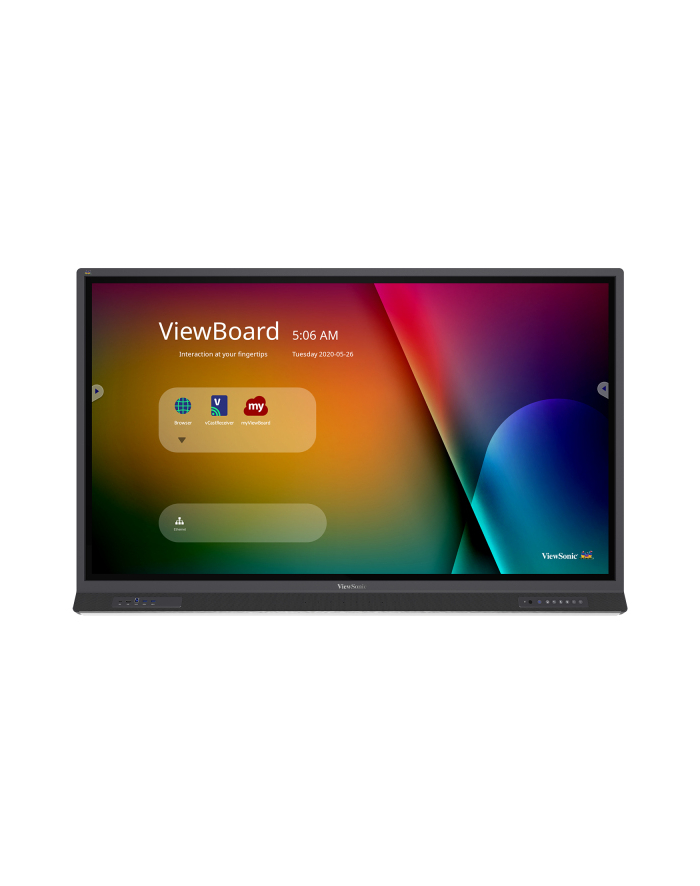 ViewSonic 65'' 4K 52serie IFP6552-1B 4/32GB 2x15W + sub 15W Android 9.0 touchscreen USB-C - DP główny