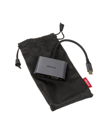 AKASA  ADAPTÉR USB-C 2-IN-1 (SINGLE OR DUAL DISPLAY OUTPUT, HDMI &  (0000057098)