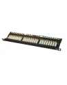 LYNX 19'' 1/0,5U Patch panel XtendLan 24port, UTP, Cat6, czarny XL-PP19-24U6-U - nr 1