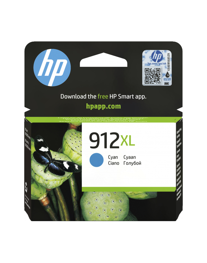 Hewlett-Packard HP oryginalny ink / tusz 3YL81AE#301, 912XL, cyan, blistr, 825s, high capacity, Officejet 8012, 8013, 8014, 8015 OJ Pro 80 (3YL8 główny