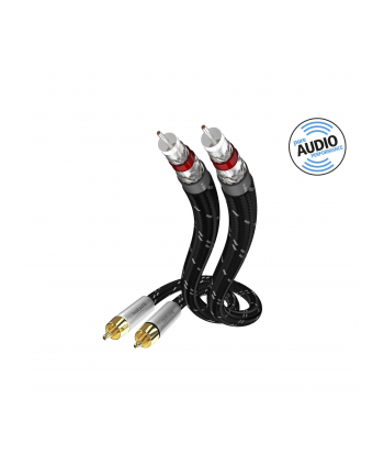 IN-AKUSTIK AUDIO CABLE STEREO RCA <> RCA 0,75M - (006041007)