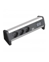 Bachmann D-ESK 1, 3-way power strip GST18i3 339.1004 (Kolor: CZARNY/grey, 3x protective contact CEE7/3, 2x CAT5e) - nr 2