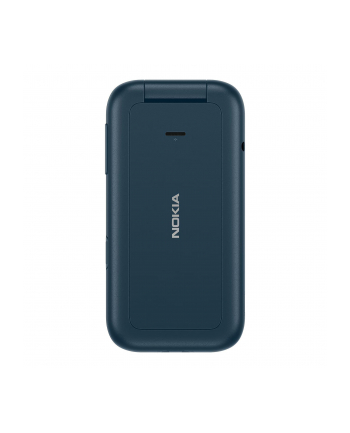 Nokia 2660 Flip Blue, 2.8 '', TFT LCD, 240 x 320, Unisoc, T107, Internal RAM 0.048 GB, 0.128 GB, microSDHC, Dual SIM, Główna kamera (tył) 0.3 MP, 1450  mAh