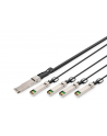 DIGITUS  KABEL DO BEZPOŚREDNIEGO POŁĄCZENIA 40G QSFP+ DO 4XSFP+ 5M  () - nr 3