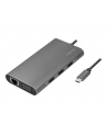 LOGILINK  UA0383 - USB 3.2 (GEN 1) STACJA DOKUJĄCA Z 10 PORTAMI I PD (POWER DELIVERY) 100 W, 1X USB-C (PD) / 3X USB 3.0 / 1X HDMI / 1X VGA / 1X RJ45 / - nr 17