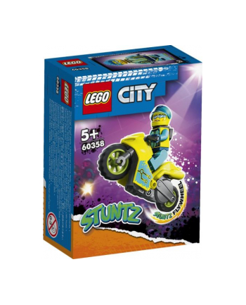 LEGO 60358 CITY Cybermotocykl kaskaderski p5