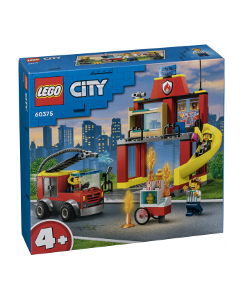 LEGO 60375 CITY Remiza strażacka i wóz strażacki p3