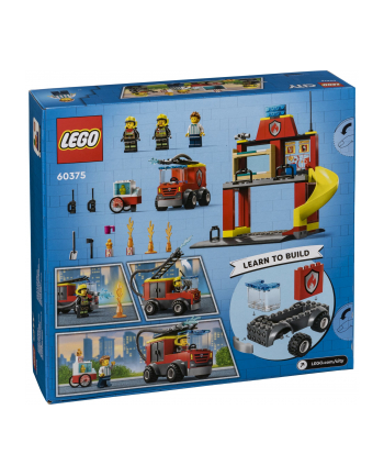 LEGO 60375 CITY Remiza strażacka i wóz strażacki p3