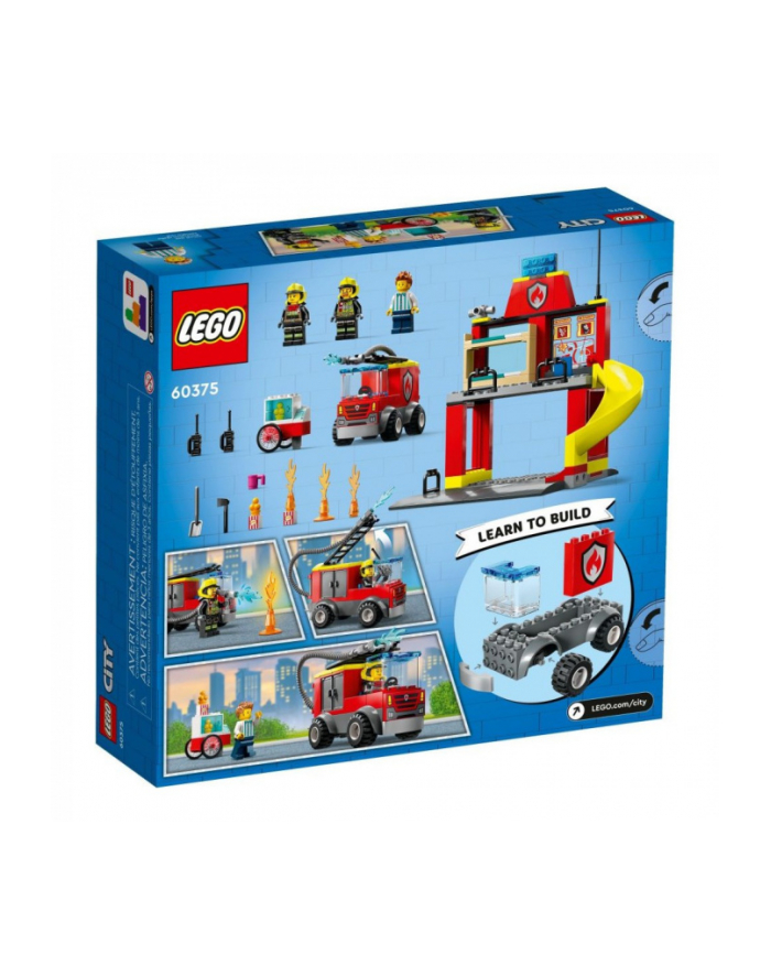 LEGO 60375 CITY Remiza strażacka i wóz strażacki p3 główny