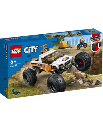 LEGO 60387 CITY Przygody samochodem terenowym z napedem 4x4 p4