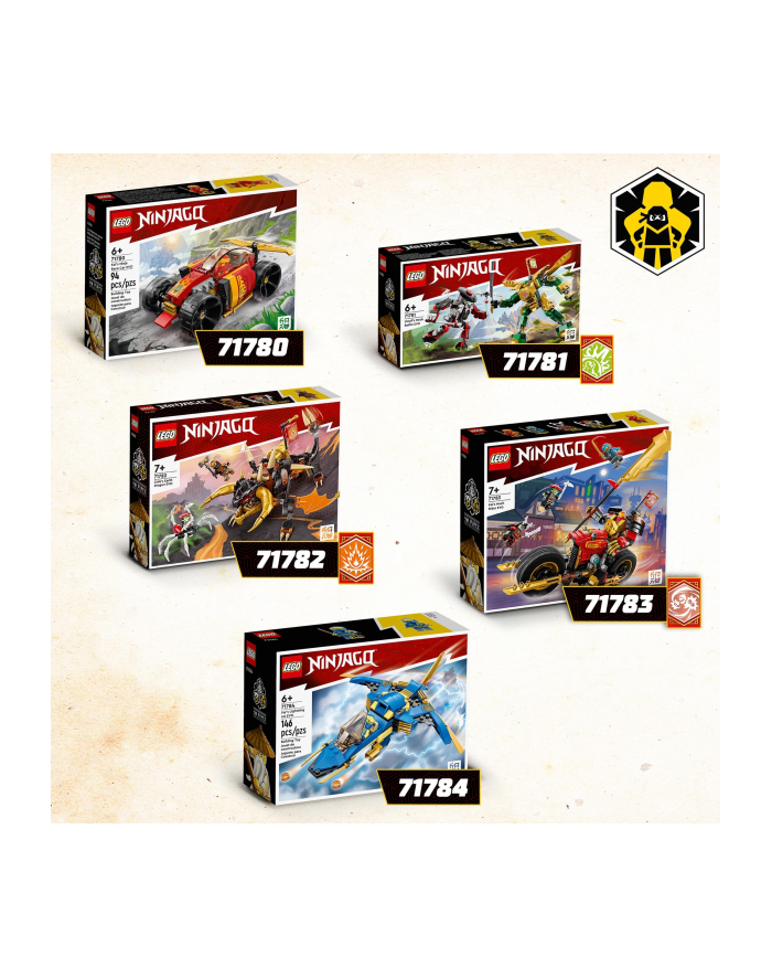 LEGO 71780 NINJAGO Samochód wyścigowy ninja Kaia p4 główny