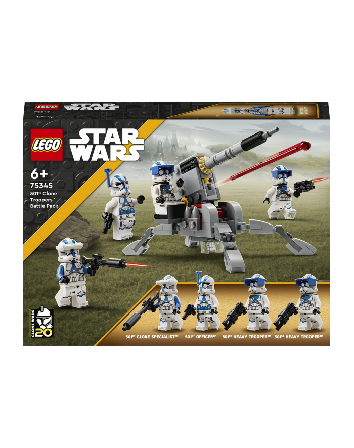 LEGO 75345 STAR WARS Zestaw bitewny - żołnierze-klony z 501. legionu p4 główny