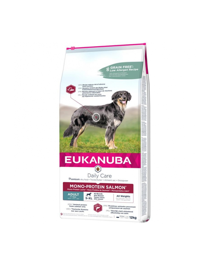 Eukanuba Dry Daily Care Adult Mono Pczerwonyein Salmon12 główny