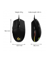 LOGITECH G203 LIGHTSYNC Gaming Mouse Black - nr 18