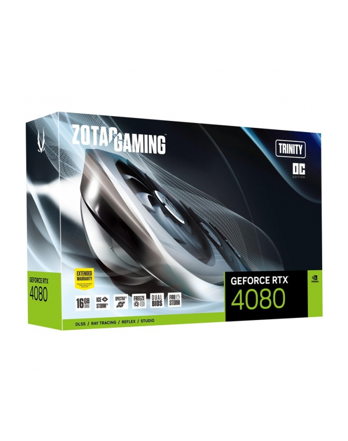 zotac Karta graficzna GeForce RTX 4080 TRINITY OC 16GB GDDR6X 256bit HDMI/3DP główny
