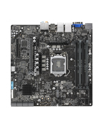 ASUS WS C246M PRO   1 x Socket LGA1151  Intel C246 Chipset 4x DDR4 2666  UDIMM non-ECC/ECC  3x PCIe 30  8x SATA  Intel Rapid Storage Technology  1x Intel® I210AT  1x i219-LM  2x USB 20  1x USB 30  1x M2  1x VGA Header  micro-ATX