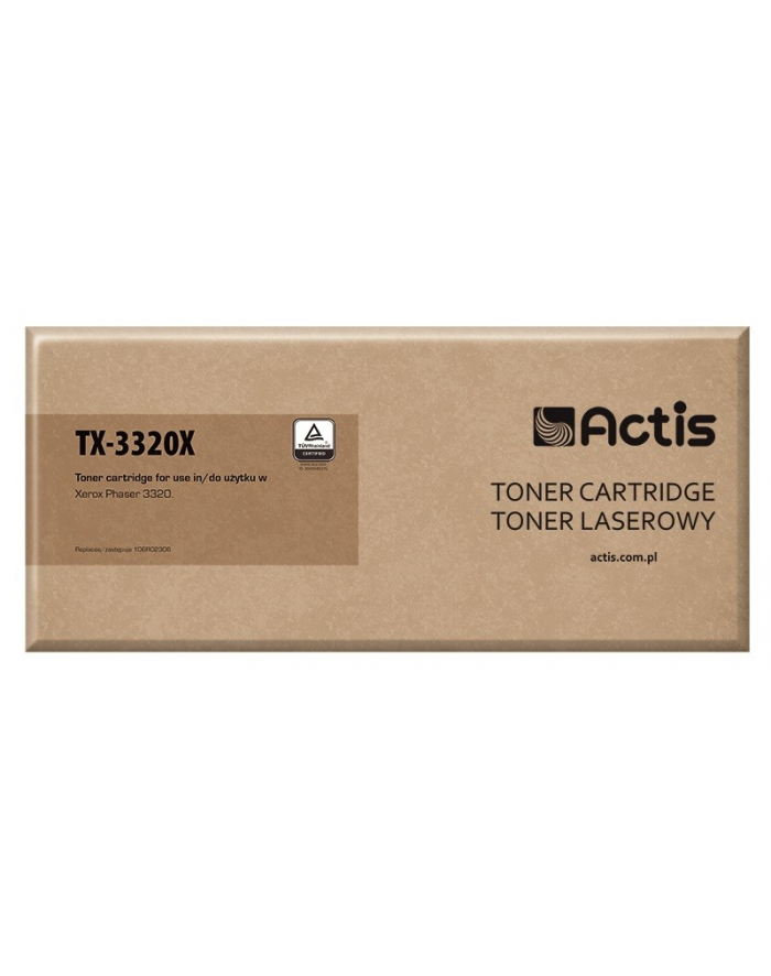 Toner ACTIS TX-3320X (zamiennik Xerox 106R02306; Standard; 11000 stron; czarny) główny