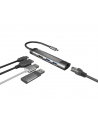NATEC Multiport Fowler Go USB-C -> Hub USB 3.0 x2 HDMI 4K USB-C PD RJ45 - nr 12