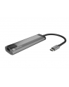 NATEC Multiport Fowler Go USB-C -> Hub USB 3.0 x2 HDMI 4K USB-C PD RJ45 - nr 17