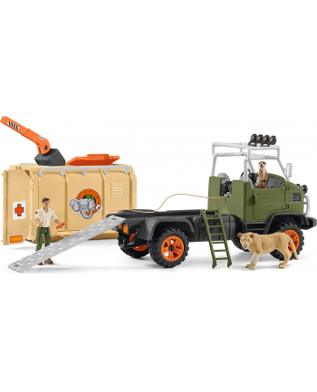 Schleich Wild Life Big Truck Animal Rescue, play figure