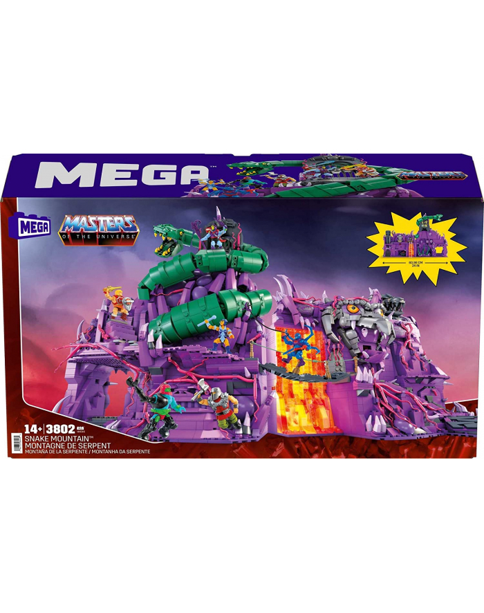 megabloks Mega Construx Masters of the Universe Origins Snake Mountain Construction Toy główny