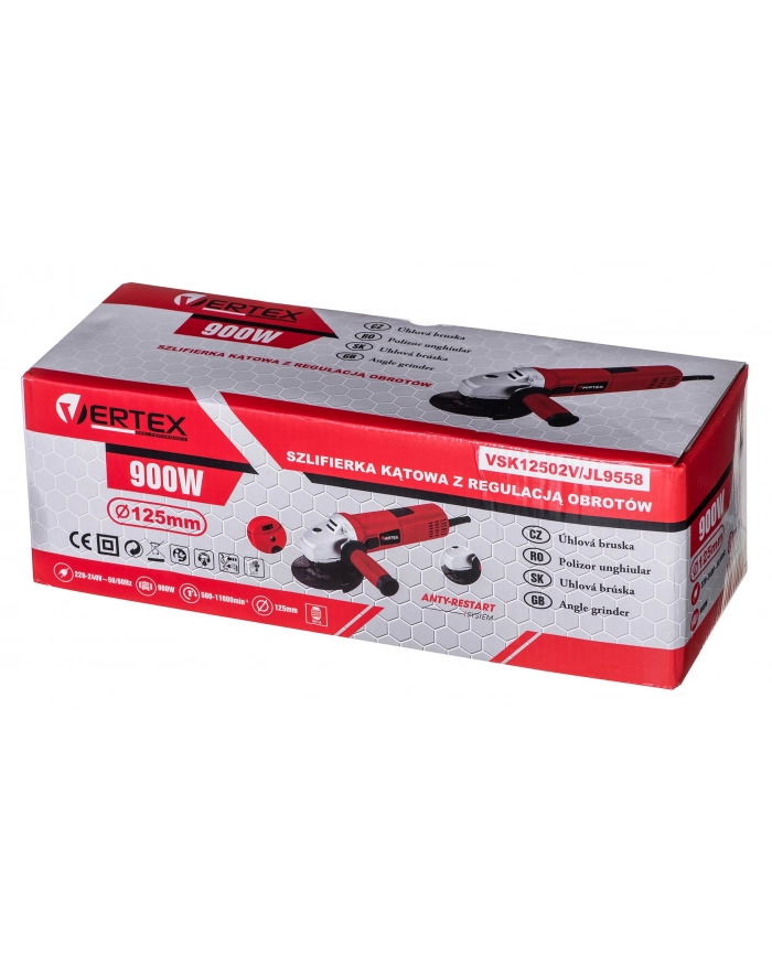 Szlifierka kątowa 850 W VSK12502V VERTEX główny
