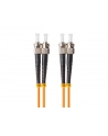 lanberg Patchcord światłowodowy MM ST/UPC-ST/UPC DUPLEX 3.0MM OM2 50/125 LSZH 1m pomarańczowy - nr 2