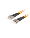 lanberg Patchcord światłowodowy MM ST/UPC-ST/UPC DUPLEX 3.0MM OM2 50/125 LSZH 5m pomarańczowy - nr 5