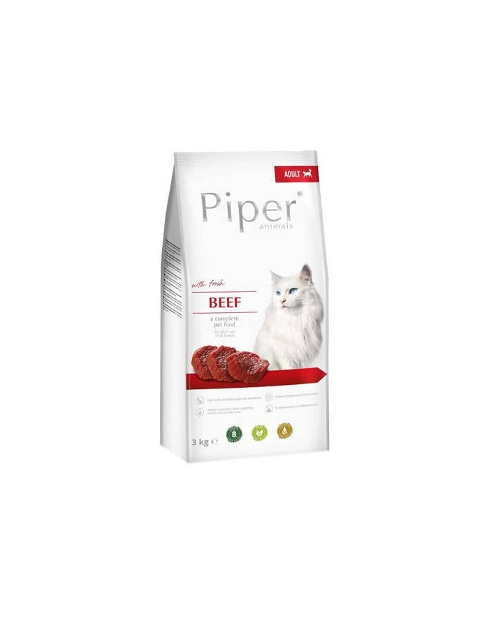 DOLINA NOTECI Piper z wołowiną 3 kg  karma sucha dla kota główny