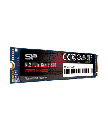 silicon power Dysk SSD P34A80 1TB PCIe M.2 NVMe 3400/3000 MB/s