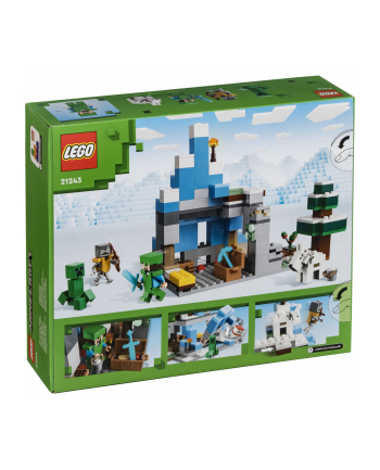 LEGO Minecraft 21243 Ośnieżone szczyty