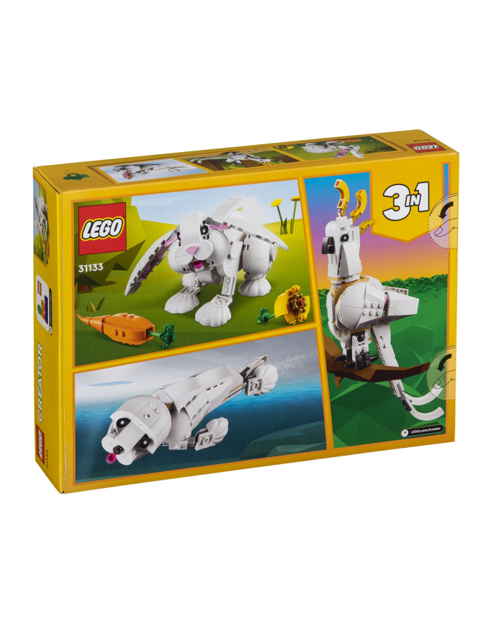 LEGO Creator 31133 Biały królik główny