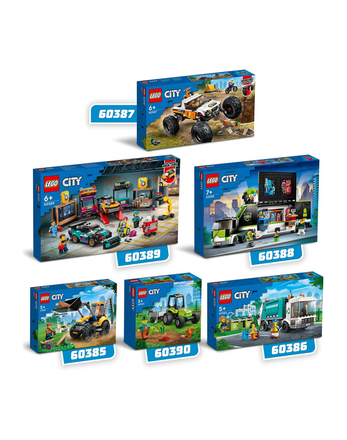 LEGO City 60386 Ciężarówka recyklingowa główny