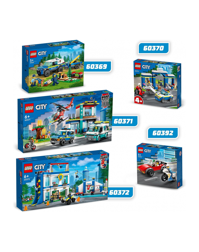 LEGO City 60392 Motocykl policyjny - pościg za samochodem główny