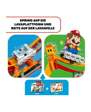 LEGO Super Mario 71416 Przejażdżka po fali lawy - zestaw rozszerzający