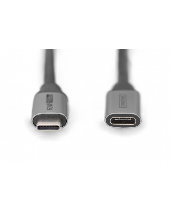 digitus Kabel przedłużający USB 3.0 60W/5Gbps Typ USB C/USB C M/Ż 1m Czarny nr 1