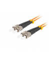 lanberg Patchcord światłowodowy MM ST/UPC-ST/UPC DUPLEX 3.0MM OM2 50/125 LSZH 1m pomarańczowy - nr 7