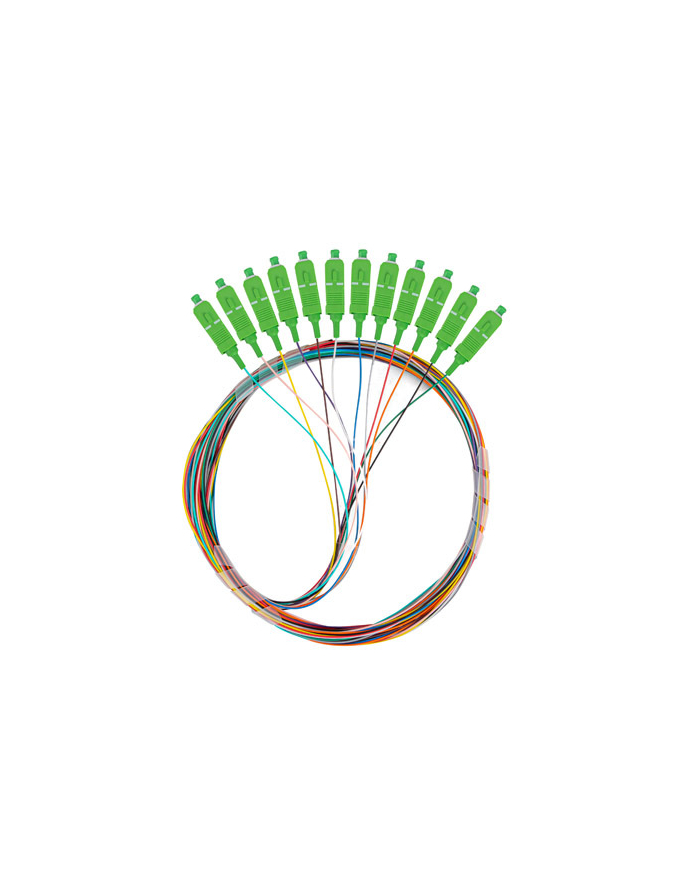 lanberg Pigtail SM SC/APC Easy Strip 9/125 G657A1 12X2M multikolor główny