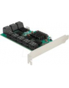 DeLOCK 16P SATA PCIe x4 Card - 90073 - nr 1