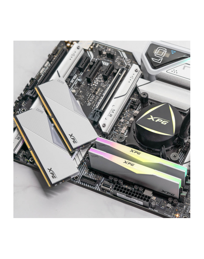 ADATA DDR5 16GB - 6000 - CL - 40 - Single-Kit - DIMM - AX5U6000C4016G-CLARWH - XPG LANCER RGB - Kolor: BIAŁY główny
