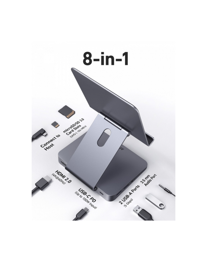 anker HUB 551 USB-C 8-w-1 iPadOS macOS Win10/11 główny