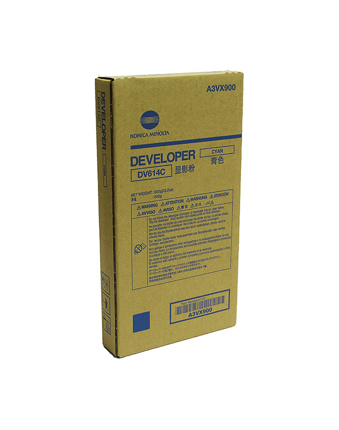 KONICA MINOLTA DEVELOPER MINOLTA DV-614 C A3VX900 C ORYGINAŁ główny