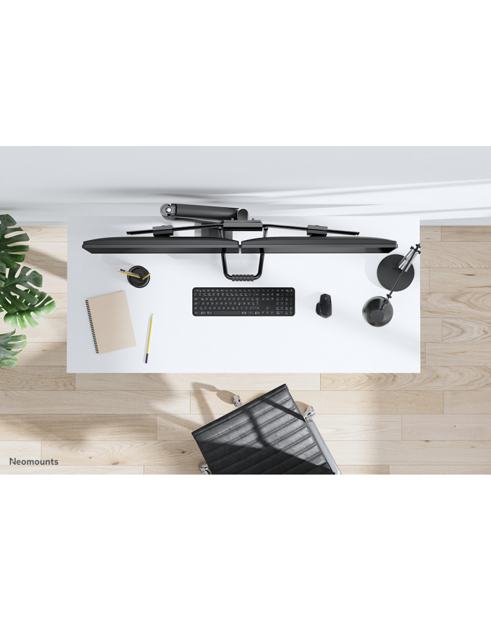 NEOMOUNTS BY NEWSTAR DS75-450BL2 uchwyt / stojak do monitorów 81,3 cm (32') Zaciskowy/przelotowy Czarny główny