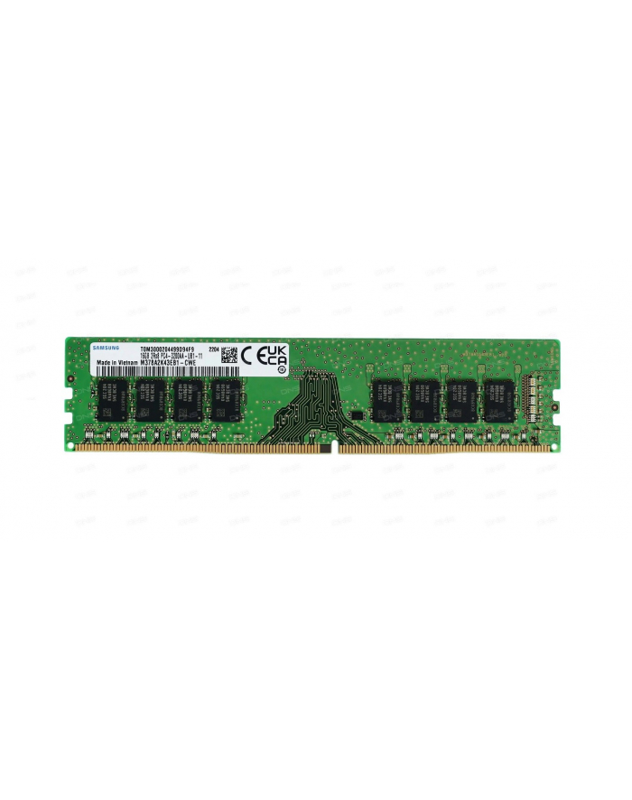 samsung semiconductor Samsung UDIMM non-ECC 16GB DDR4 2Rx8 3200MHz PC4-25600 M378A2K43EB1-CWE główny