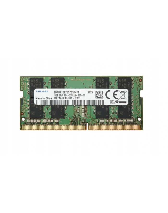 samsung semiconductor Samsung SO-DIMM 16GB DDR4 2Rx8 3200MHz PC4-25600 M471A2K43DB1-CWE główny