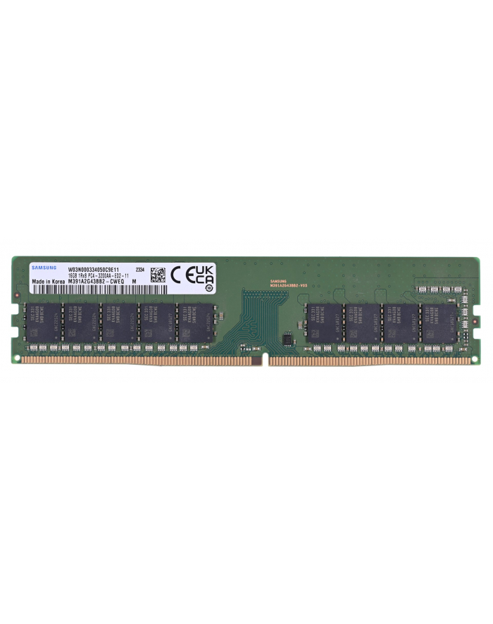 samsung semiconductor Samsung UDIMM ECC 16GB DDR4 1Rx8 3200MHz PC4-25600 M391A2G43BB2-CWE główny