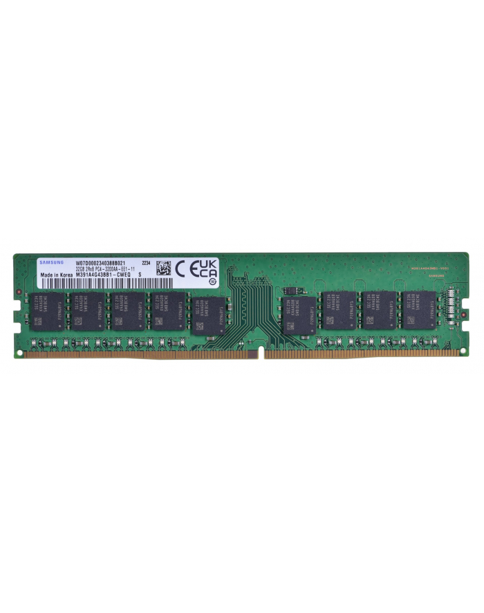 samsung semiconductor Samsung UDIMM ECC 32GB DDR4 2Rx8 3200MHz PC4-25600 M391A4G43BB1-CWE główny