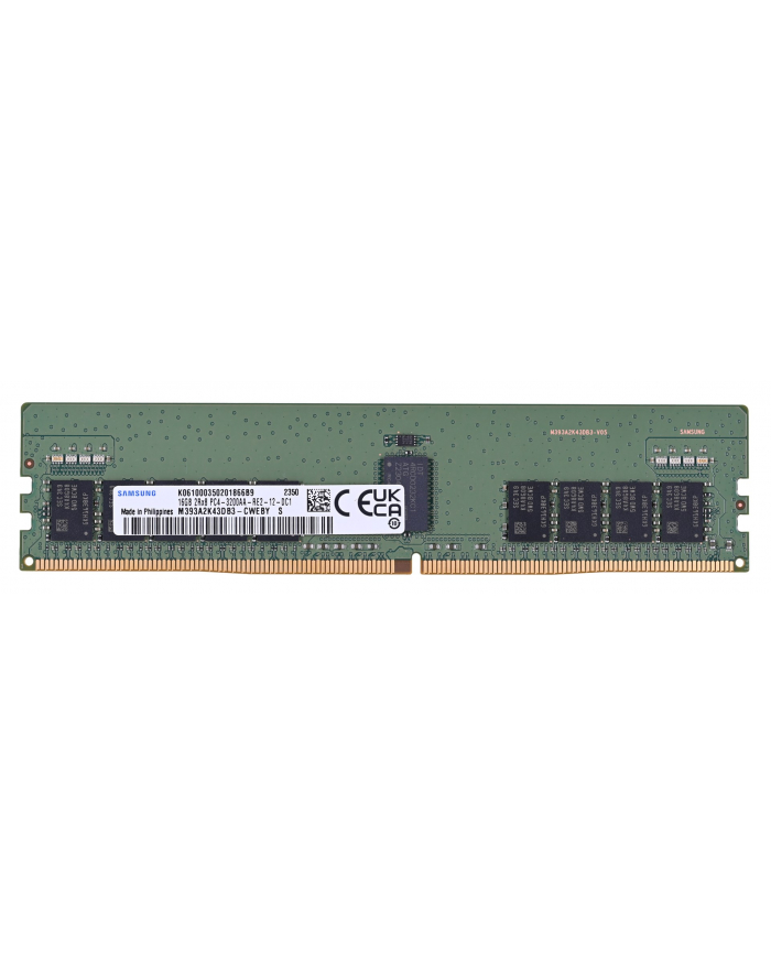 samsung semiconductor Samsung RDIMM 16GB DDR4 2Rx8 3200MHz PC4-25600 ECC REGISTERED M393A2K43DB3-CWE główny