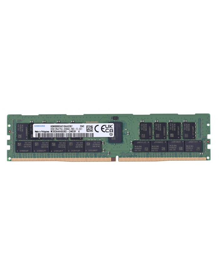 samsung semiconductor Samsung RDIMM 32GB DDR4 2Rx4 3200MHz PC4-25600 ECC REGISTERED M393A4K40DB3-CWE główny